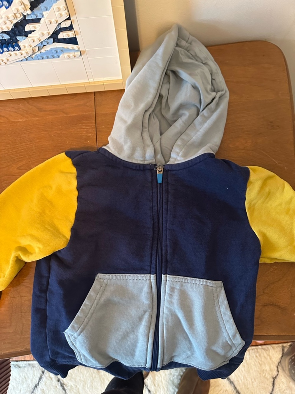 Hanna Andersson Colorblock Hoodie Size 4